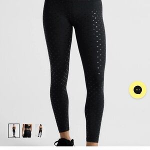 Beyond Yoga Black Textured Leggings